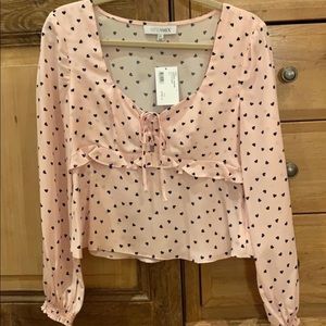 Loretta printed blouse